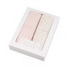 NANAN SET 2PZ MUSSOLE 120X120 ROSA