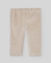 PAZ RODRIGUEZ COMPLETO CAMICIA+PANTALONE VELLUTO BEIGE