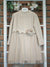 LALALù ABITO BEIGE CON TULLE