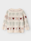 LIL ATELIER CARDIGAN PASTEL PARCHMENT