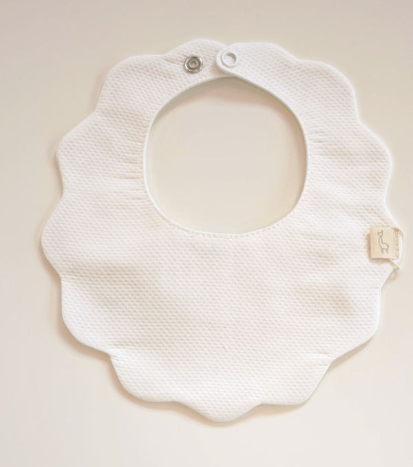BABYGI BAVAGLINO PIQUET BIANCO NUVOLETTA PQ230