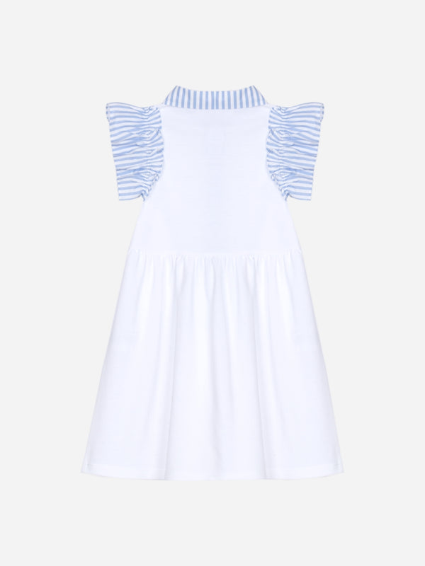 PATACHOU PAP/VET4233462 ABITO PIQUET BIANCO BLUE