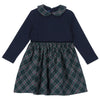 CHICCO ABITO MANICA LUNGA TARTAN VERDE