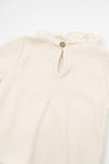 BAMBOOM Shirt con colletto volant - WARM WHITE 345