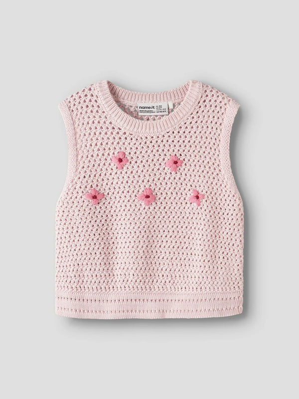 NAME IT GILET LOTUS/FLOWERING
