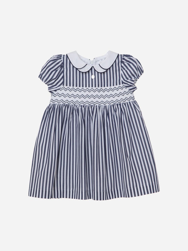 PATACHOU ABITO IN POPELINE BLU NAVY