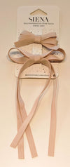 SIENA FERMAGLIO FIOCCO NASTRO BEIGE 6034 2PZ