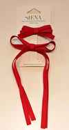 SIENA FERMAGLIO FIOCCO NASTRO ROSSO 6034 2PZ