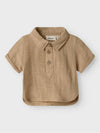 LIL ATELIER CAMICIA GIALLO SABBIA