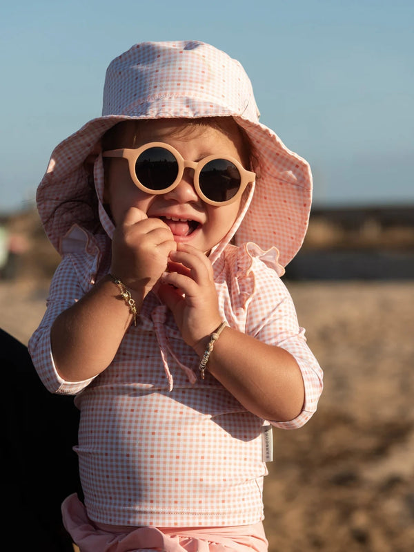 BAMBOOM Cappellino da mare UV50+ - PEACHY SQUARE 434