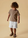 LIL ATELIER MAGLIA MEZZA MANICA COCA MOCHA