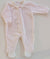 BABYGI TUTINA CINIGLIA ROSA/PINK E COLLO RICAMATO ROSA