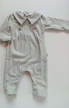 BAMBOOM TUTINA BIMBO CON COLLETTO ELEGANTE MOSS GREY