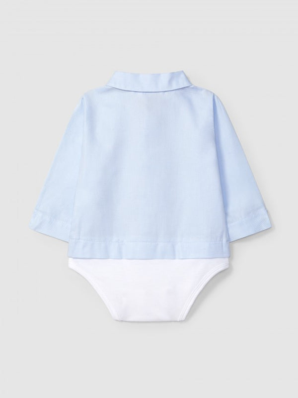 LARANJINHA CAMICIA BODY AZZURRA CI524
