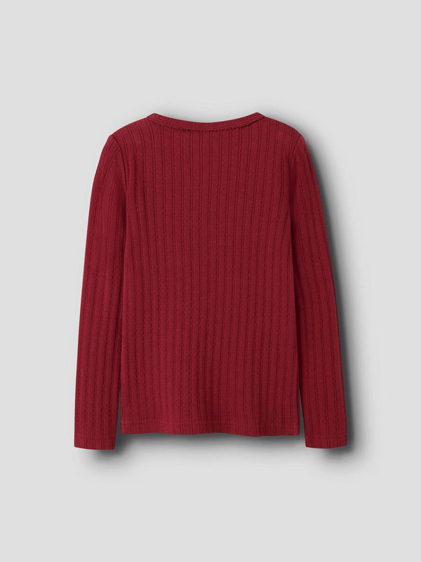 LIL ATELIER MAGLIA RED DAHLIA