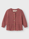 LIL ATELIER CARDIGAN WITHERED ROSE