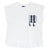 CHICCO T-SHIRT GIRO MANICHE BIANCA CO N TASCHINO