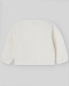 PAZ RODRIGUEZ CARDIGAN IN LANA PANNA "ESENCIAL"