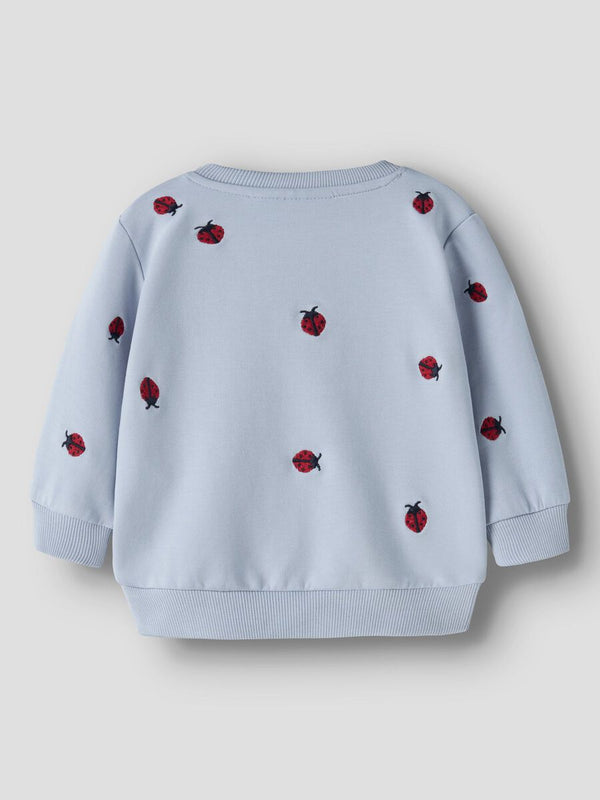 NAME IT TUTA AZZURRA CON COCCINELLE RICAMATE