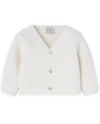PAZ RODRIGUEZ CARDIGAN IN LANA PANNA "ESENCIAL"