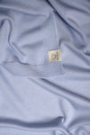 MAGLIFICIO DI VERONA COPERTA LANA BASIC AZZURRO