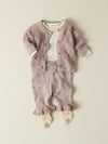 LIL ATELIER CARDIGAN ROSE RICAMATO
