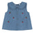 CHICCO CAMICIA SENZA MANICHE RICAMO CILIEGIA