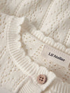 LIL ATELIER CARDIGAN COCONUT MILK