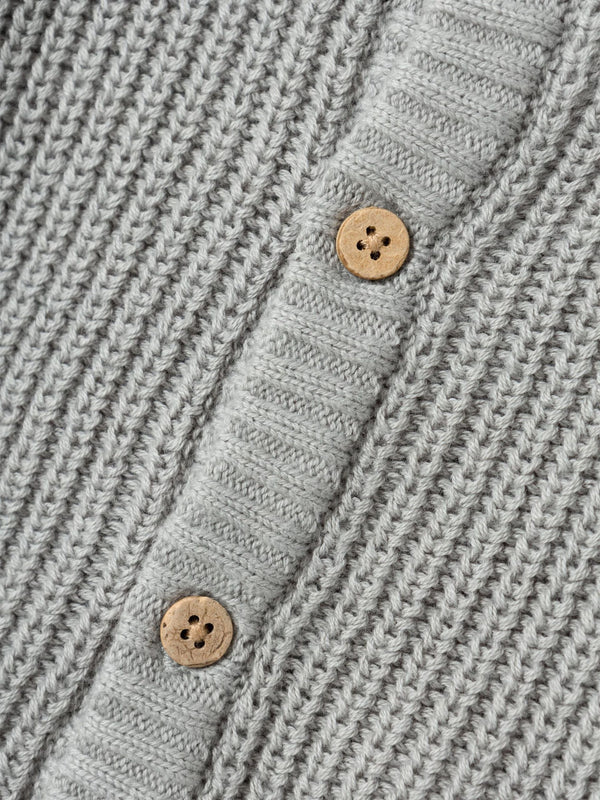 LIL ATELIER CARDIGAN limestone