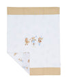 LE BEBè LBB5270 COPERTA COTONE BIANCO-ORSI