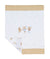 LE BEBè LBB5270 COPERTA COTONE BIANCO-ORSI