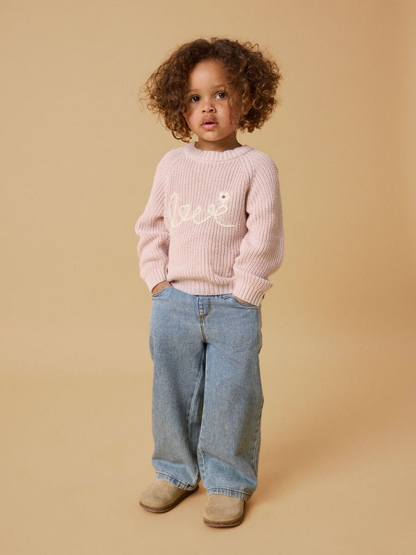 LIL ATELIER MAGLIA LOVE HUSHED VIOLET