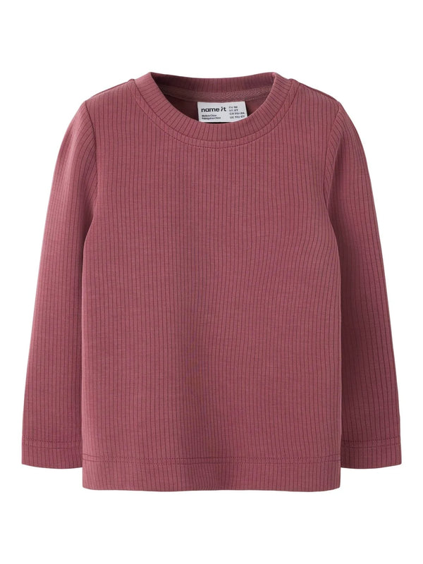 NAME IT MAGLIA A COSTE WILD GINGER
