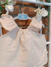 BABYGI COMPLETO BLUSA E CULOTTE IN LINO CIPRIA