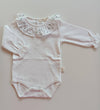 BABYGI BODY CON COLLETTO RICAMATO VERDE SMERALDO