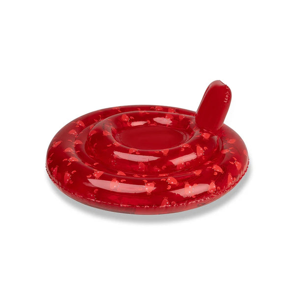 SWIMESSENTIAL Galleggiante per neonati - Rosso - Granchio - 0/1 anni
