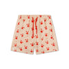 SWIMESSENTIAL Pantaloncini da bagno - Rosso/Beige - Crabby