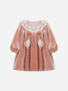 PATACHOU ABITO VELLUTO ROSA ANTICO PAP/VET4333283