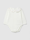 LARANJINHA BODY CON COLLETTO RICAMATOI6576M35