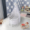 SET CULLA EVOLUTIVA MARILYN BEBEX COMPLETA DI TESSILE+ TRIO VENICCI CLARO VANILLA CON THIAGO NERO
