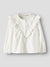 NAME IT CAMICIA LAVORATA 100% COTONE BIANCA