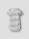 LIL ATELIER BODY COLLO POLO COCONUT MILK/DUSTY BLUE