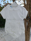 GRANLEI COMPLETO 2PZ CAMICIA E COULOTTE PANNA