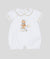 LE BEBè LBB5288 PAGLIACCETTO NEONATO BIANCO-AZZURRO