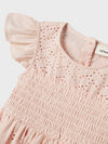 LIL ATELIER ABITO PIZZO SAN GALLO PEACH BLUSH