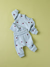 NAME IT TUTA AZZURRA CON COCCINELLE RICAMATE