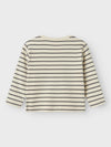 LIL ATELIER MAGLIA A RIGHE TURTLEDOVE/POPPY SEED
