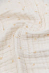 BAMBOOM Coperta culla 100X75 Nuvola - OLIVES NEUTRAL 415
