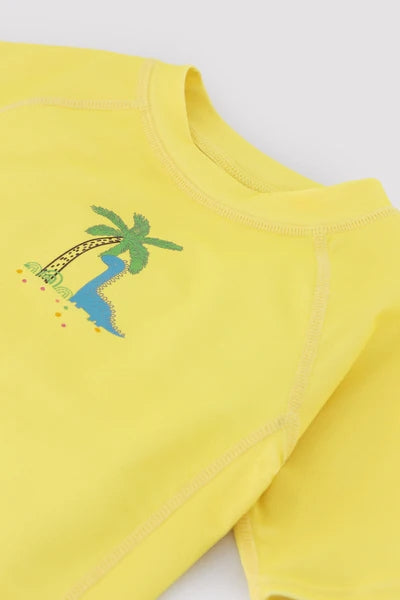 YSABEL MORA MAGLIETTA DA BAGNO 97096 DINOSAURI E PALME