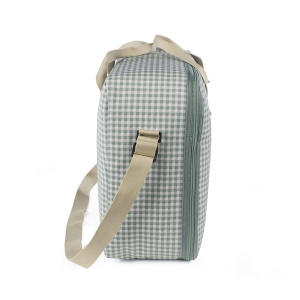 WALKING MUM Valigia I Love Vichy Verde (Iv)